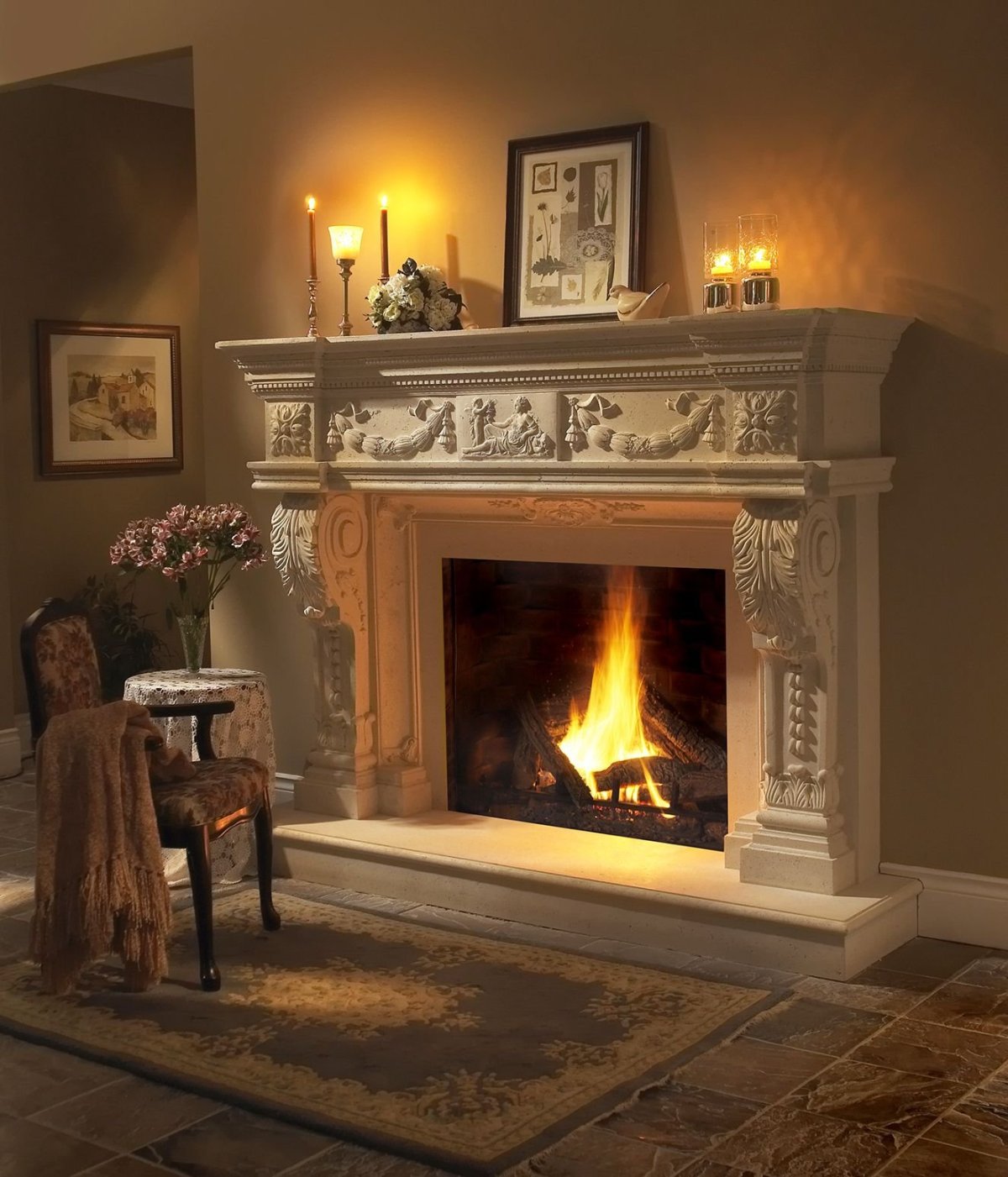 Вход в камин