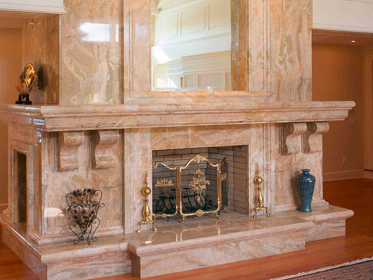 Мрамор Breccia Oniciata интерьер