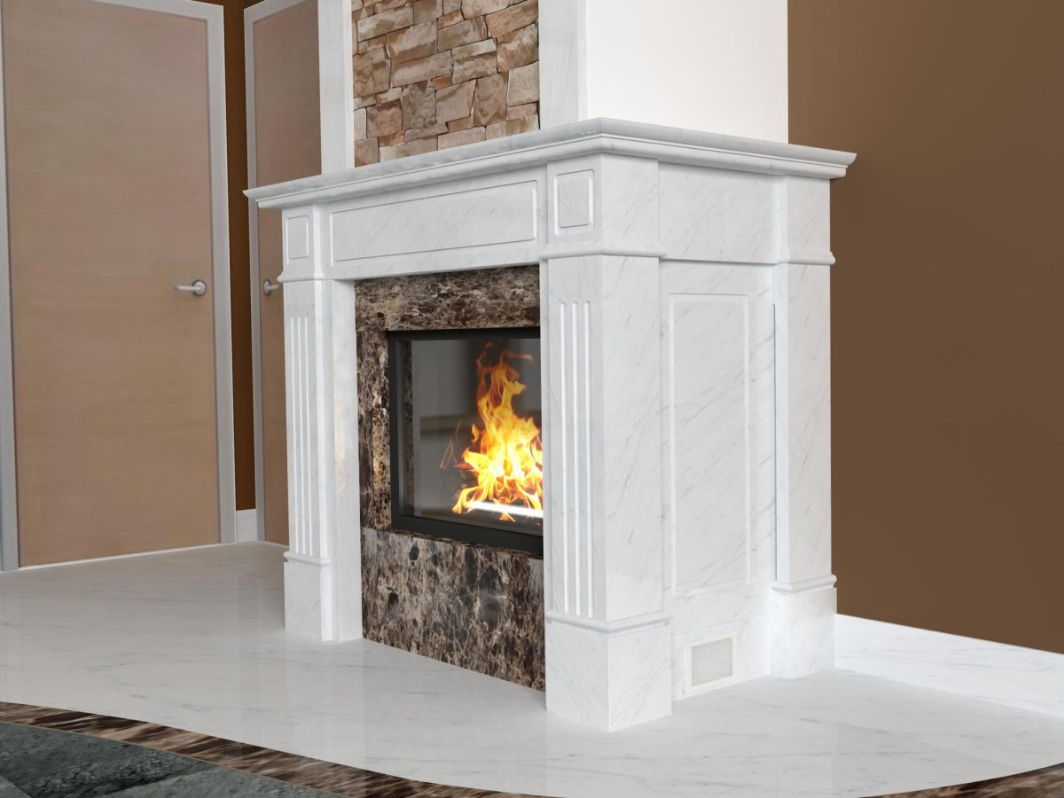 Мрамор Avalanche камин