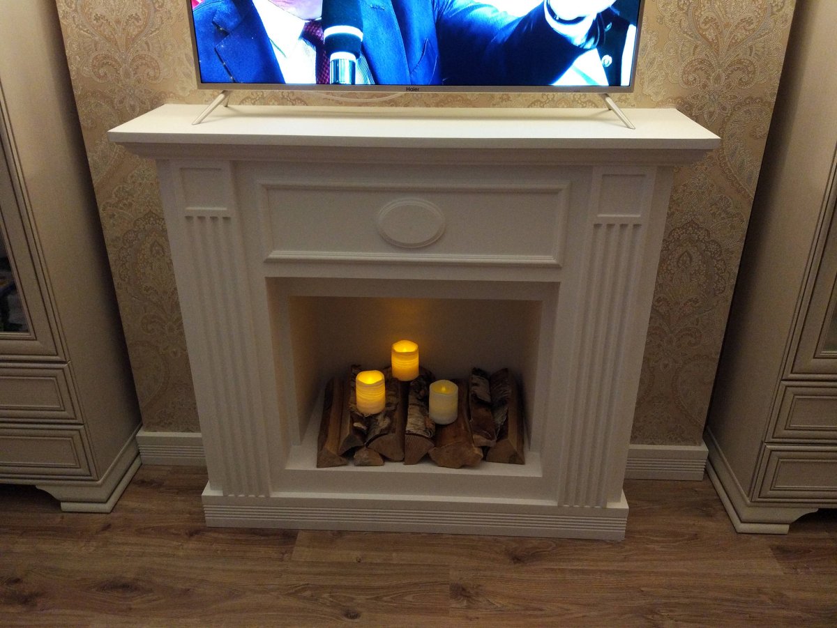 Камин муляж в интерьере