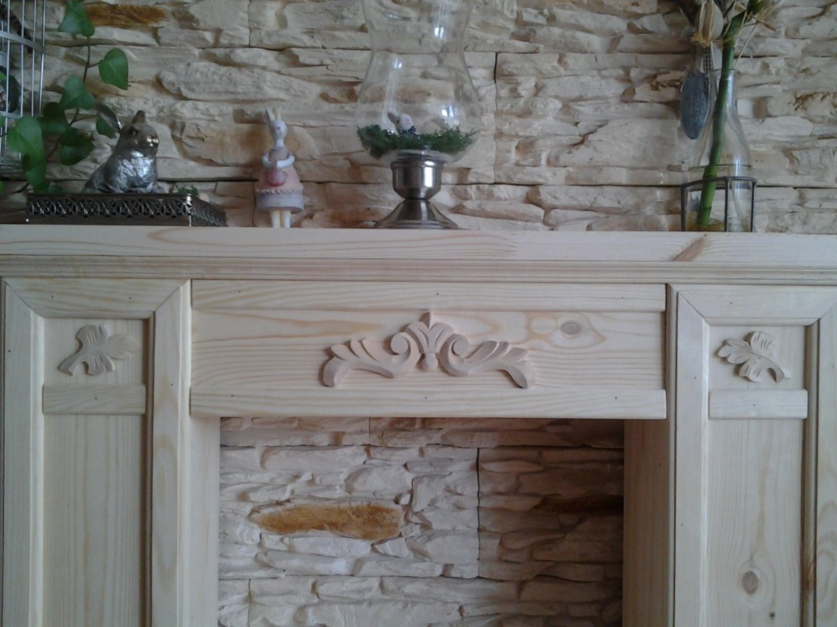 Камин из фанеры