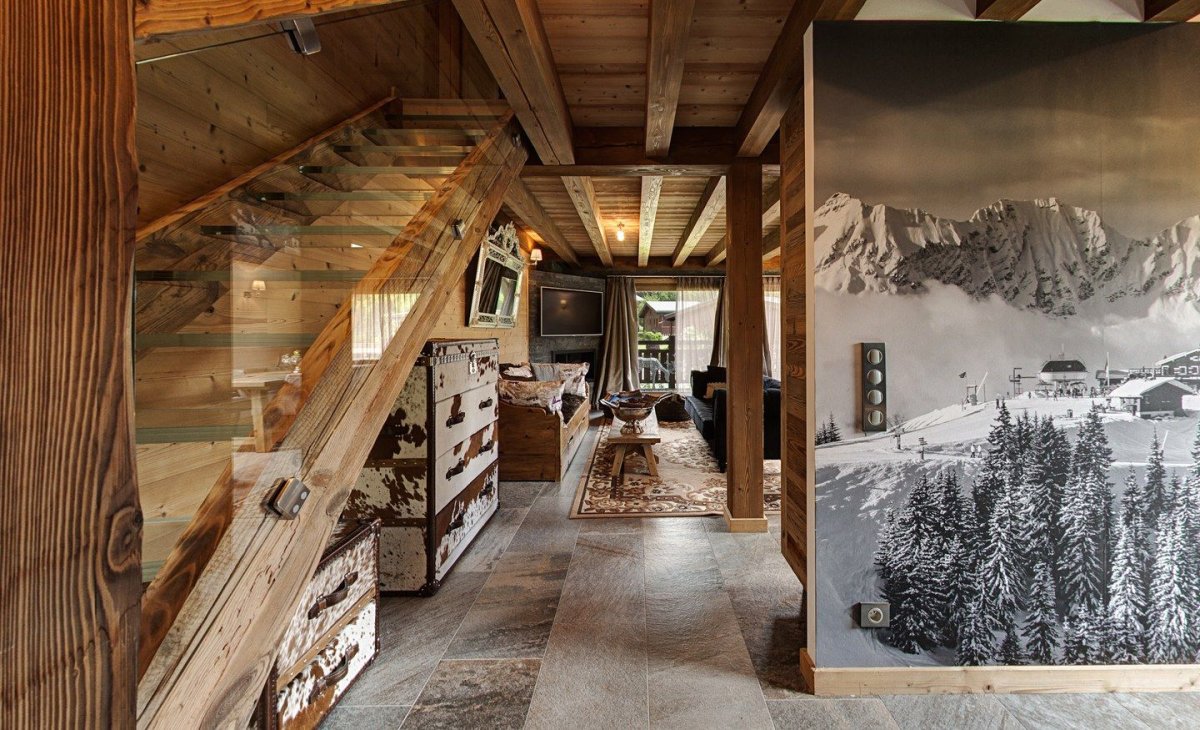 Французский Шале. Chalet Mont Blanc, Megeve
