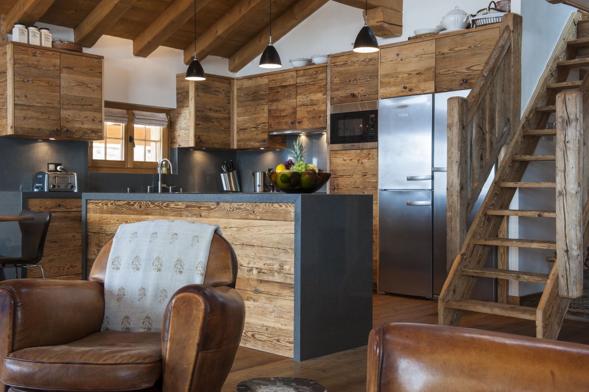 Барная стойка в доме Шале