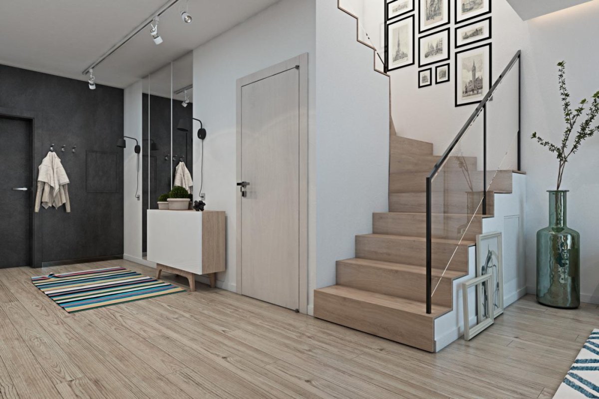 Лестницы в квартире Скандинавский стиль