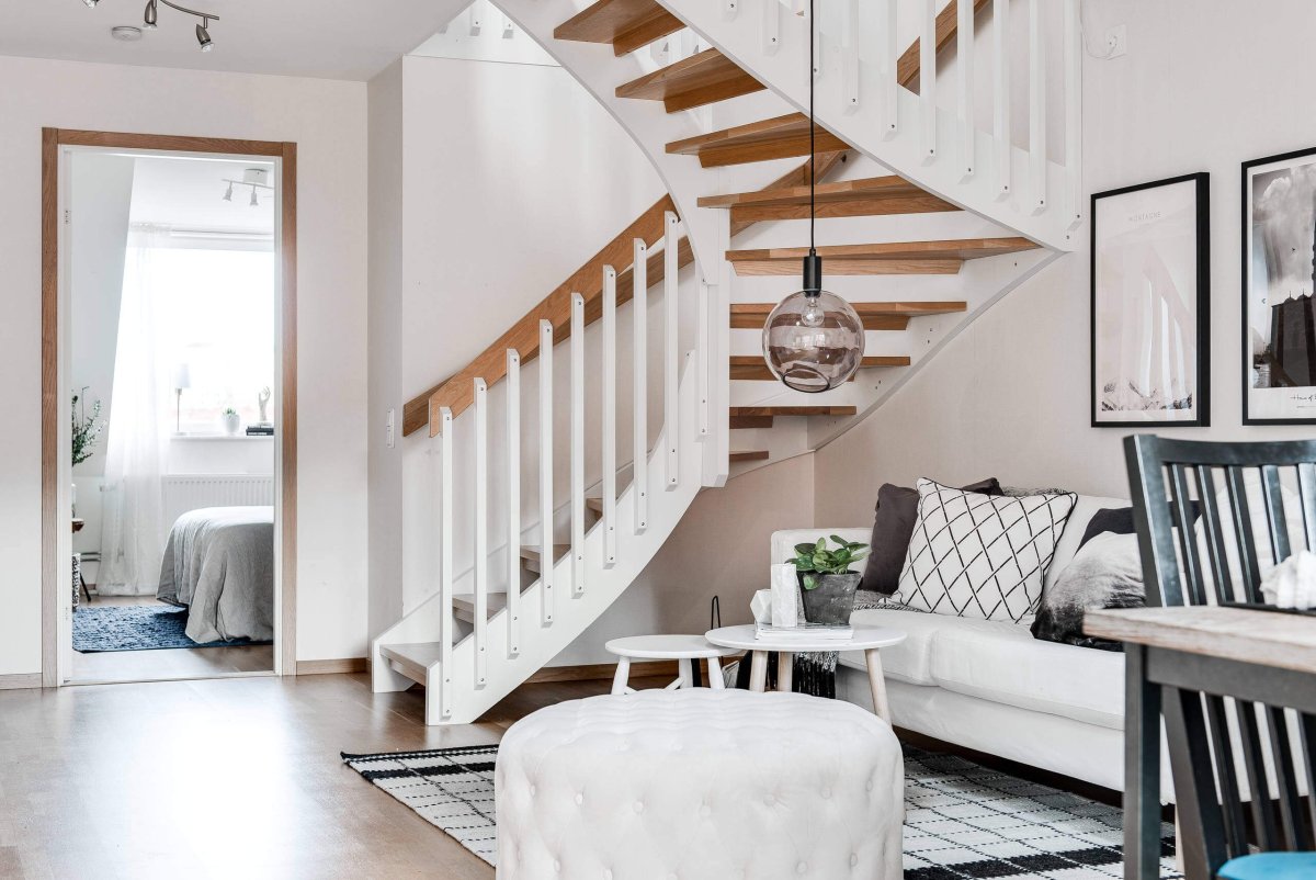 Лестница в скандинавском стиле