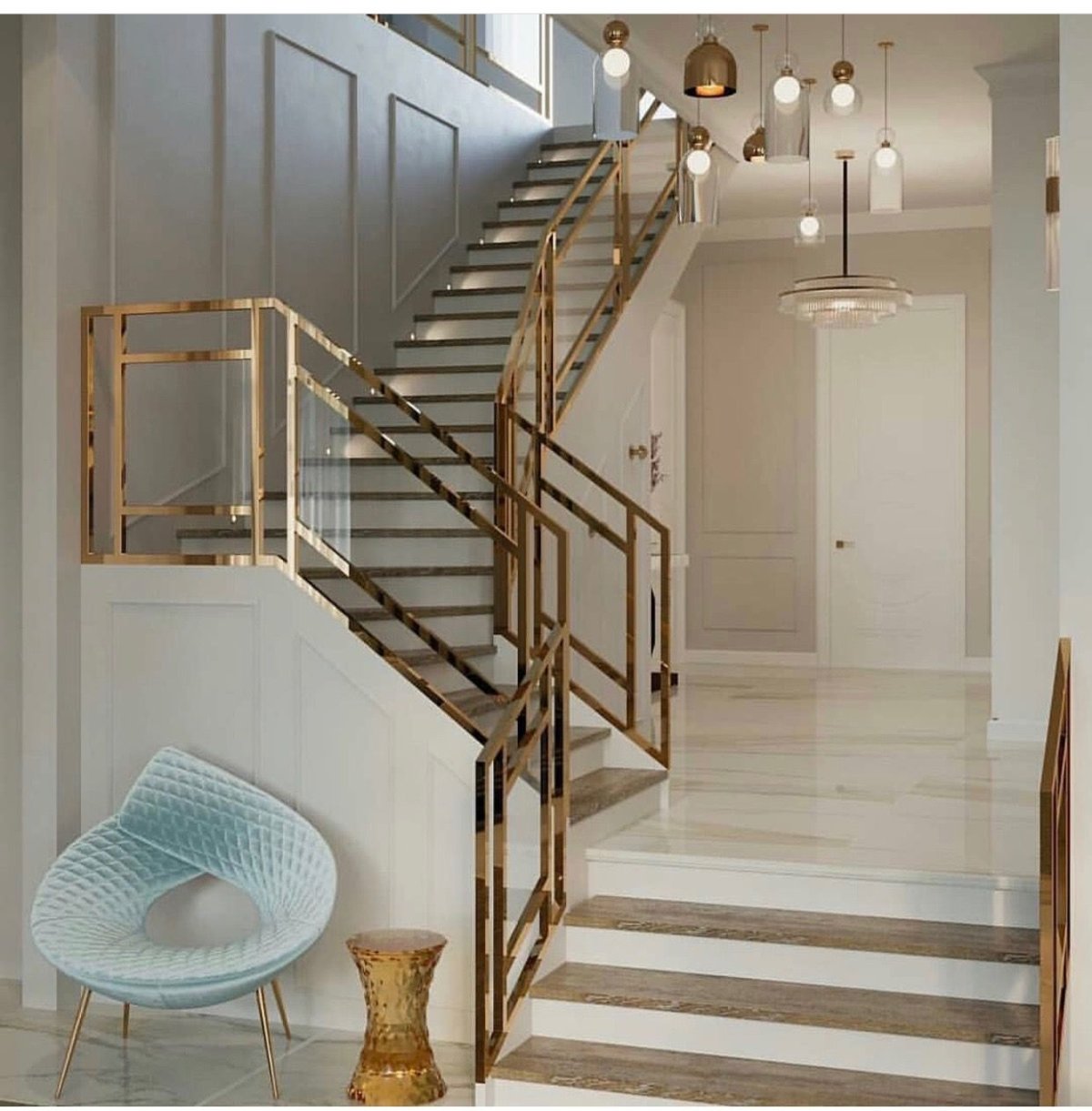 Стильные лестницы в доме