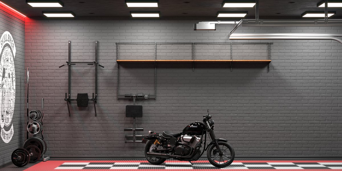 Полки лофт в гараж