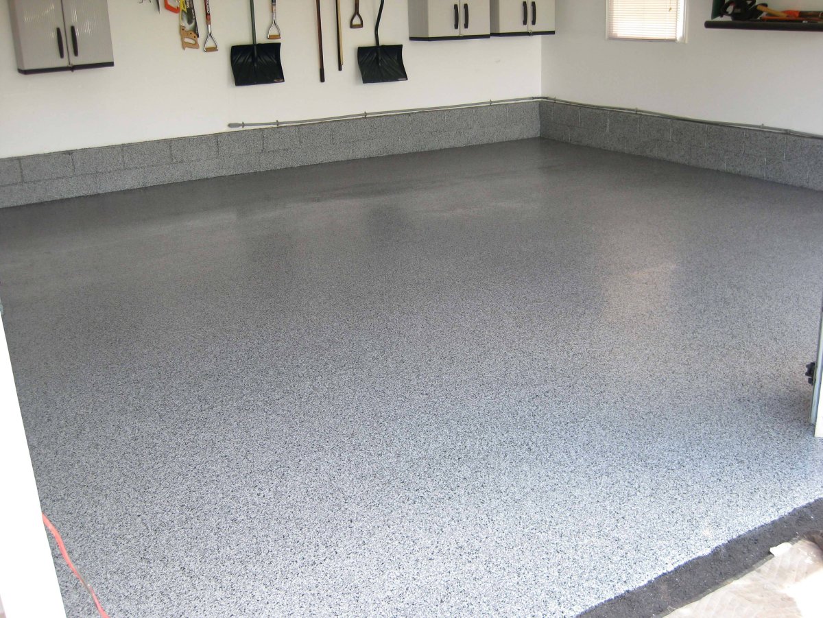 Наливной пол гараж полимер