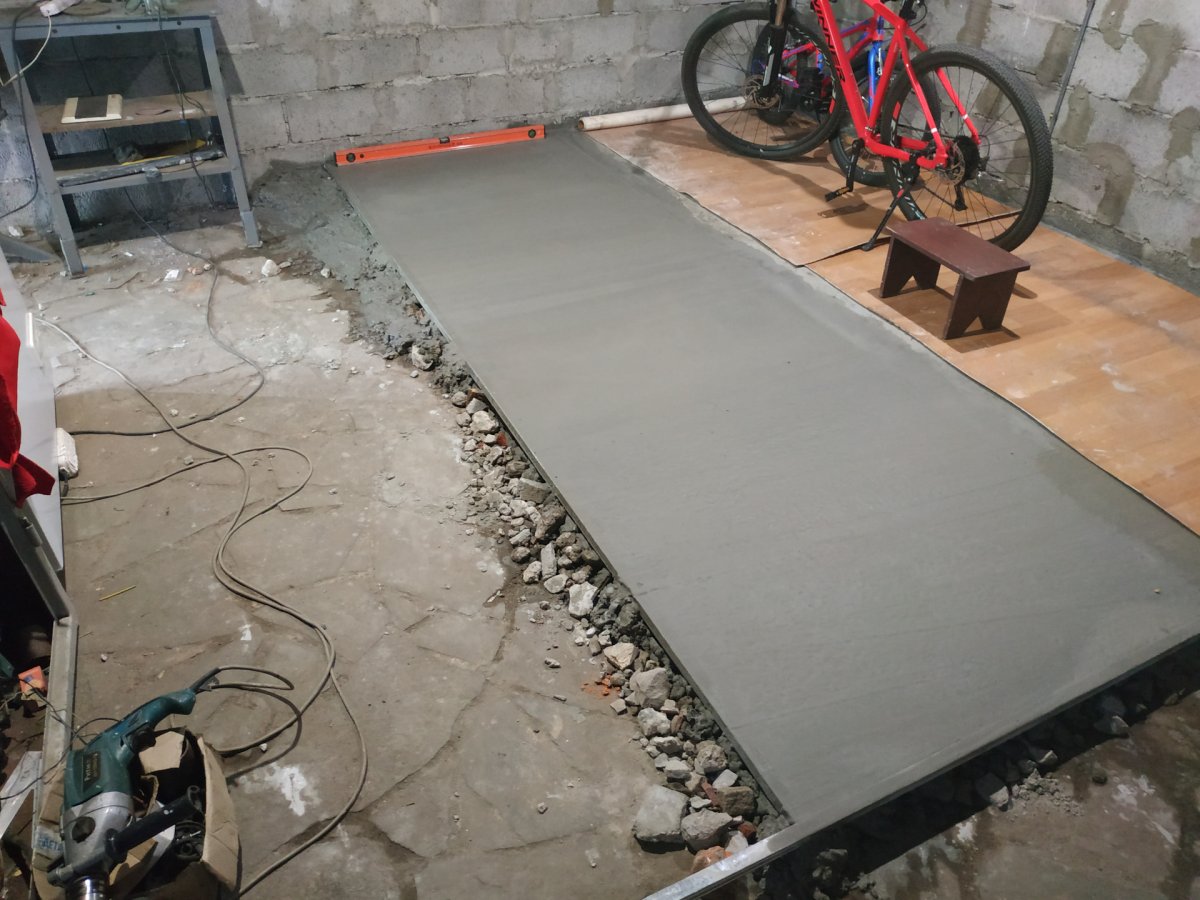 Залить гараж пол в гараже в Белоруссии