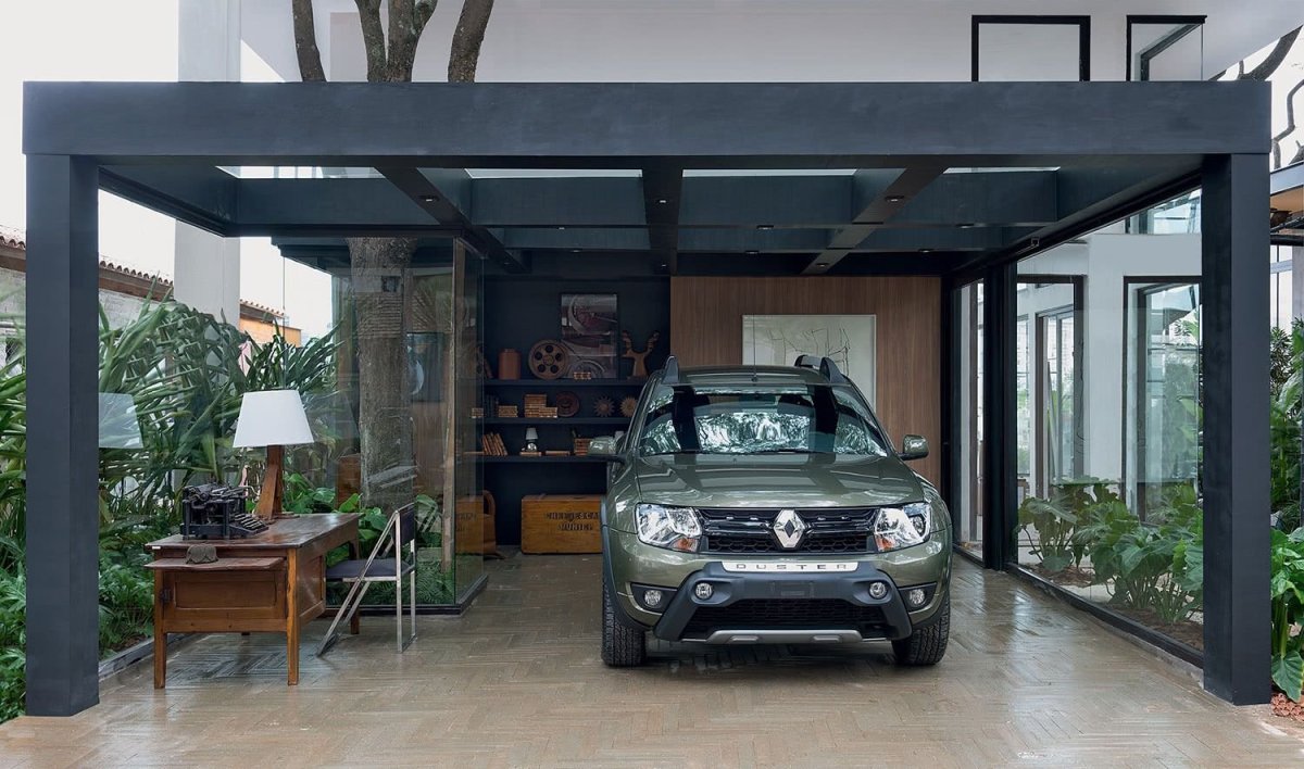 Патио для машины