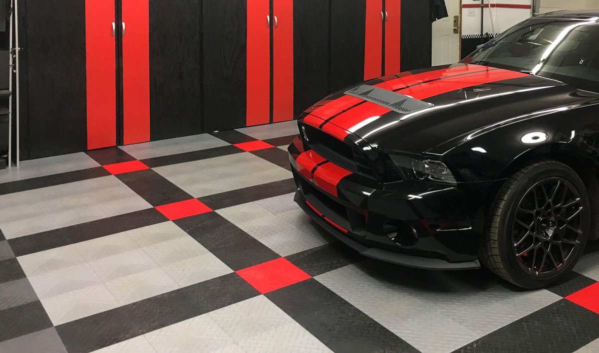 Модульная плитка для детейлинг студии