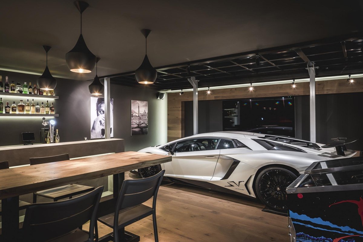 Гараж Модерн интерьер