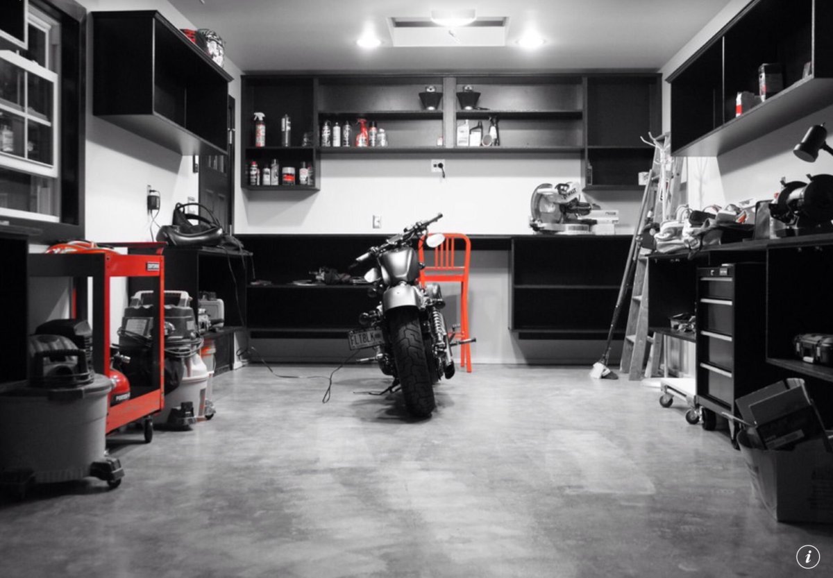 Стильные гаражи интерьер