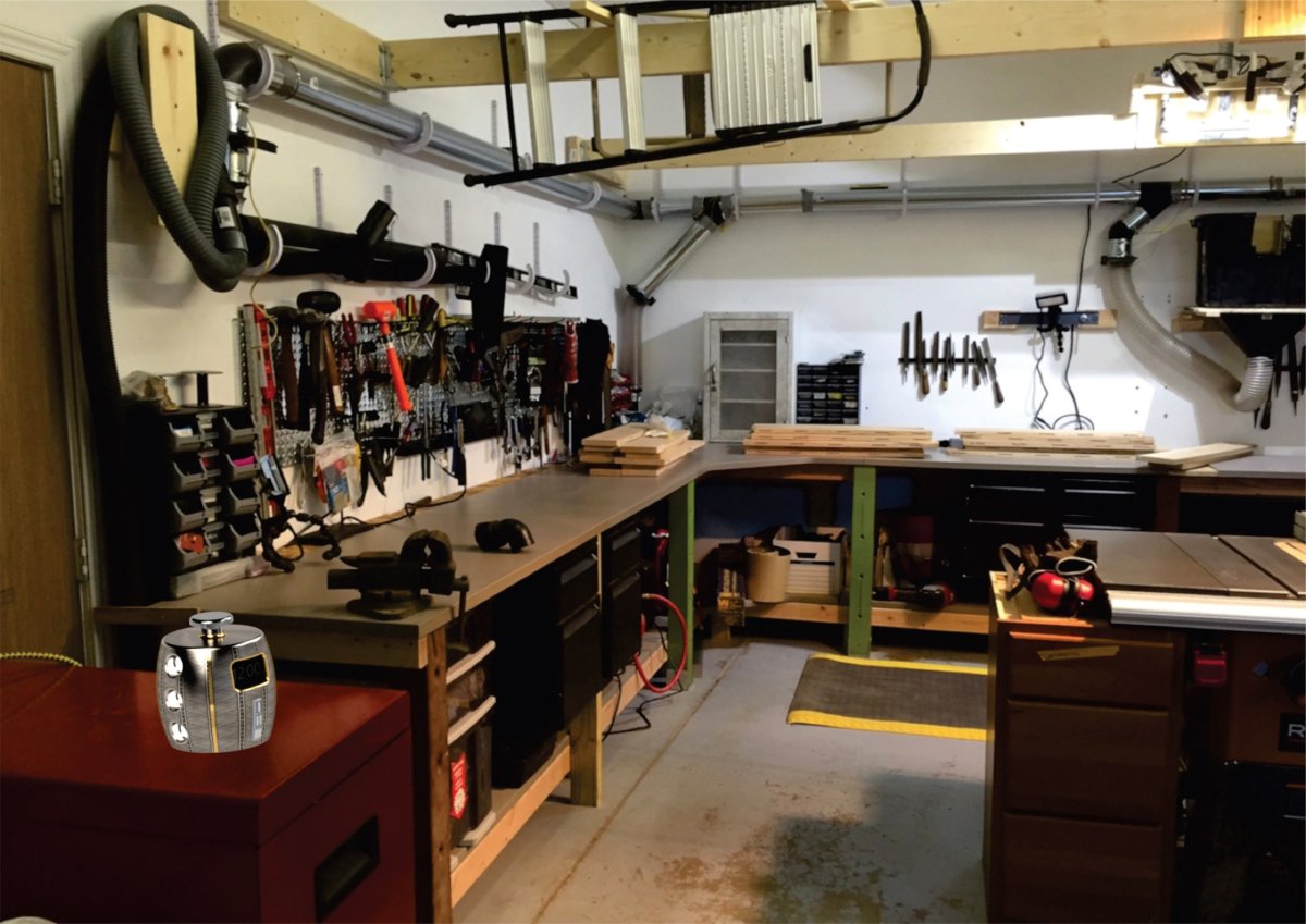 Гараж с мастерской