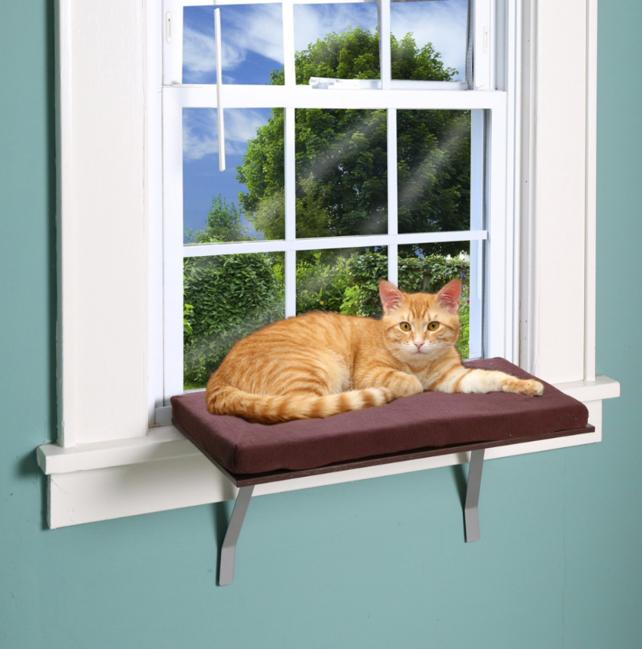 Лежак для кошки на окно