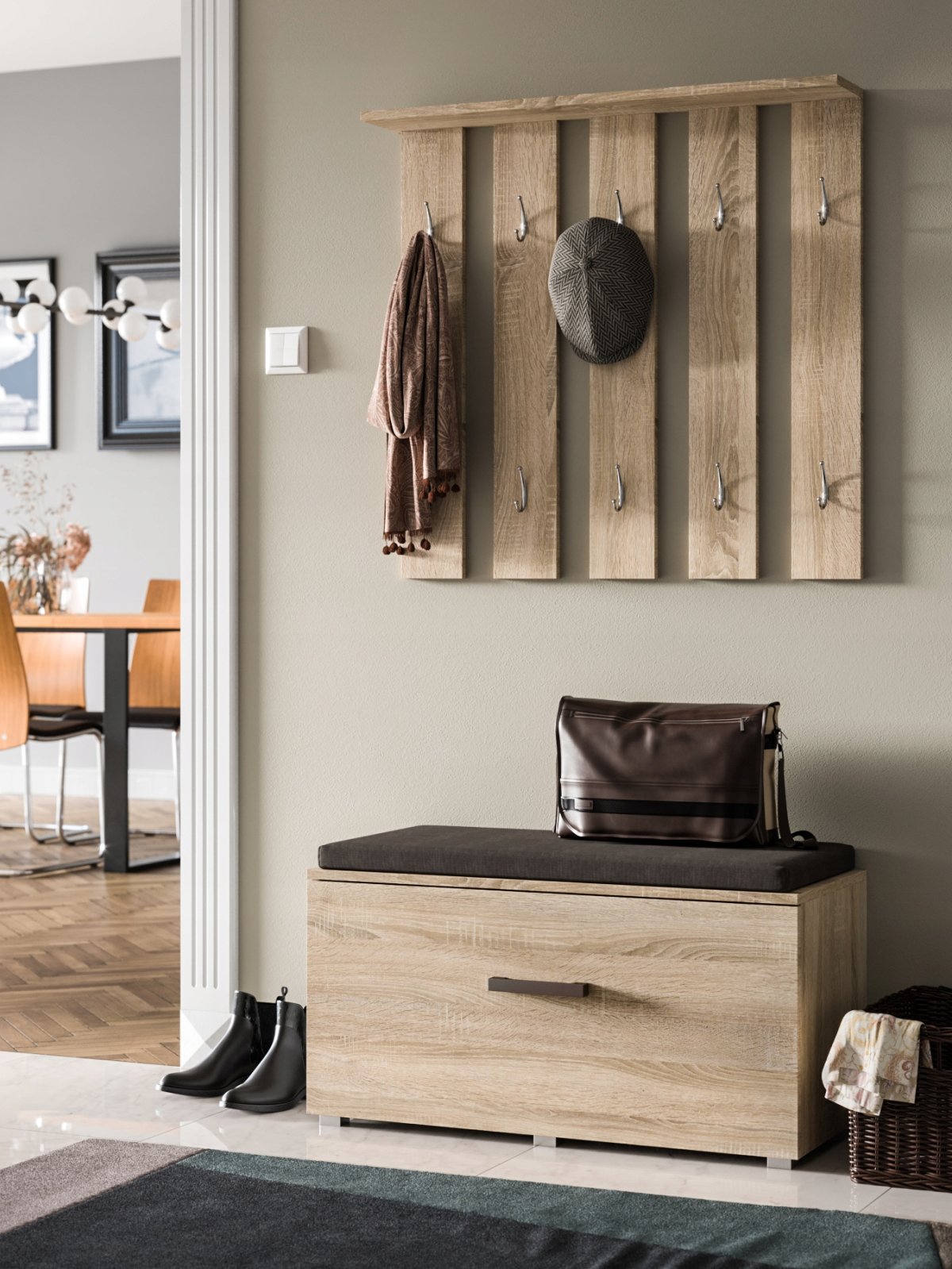 Икеа прихожая ЧУСИГ интерьер