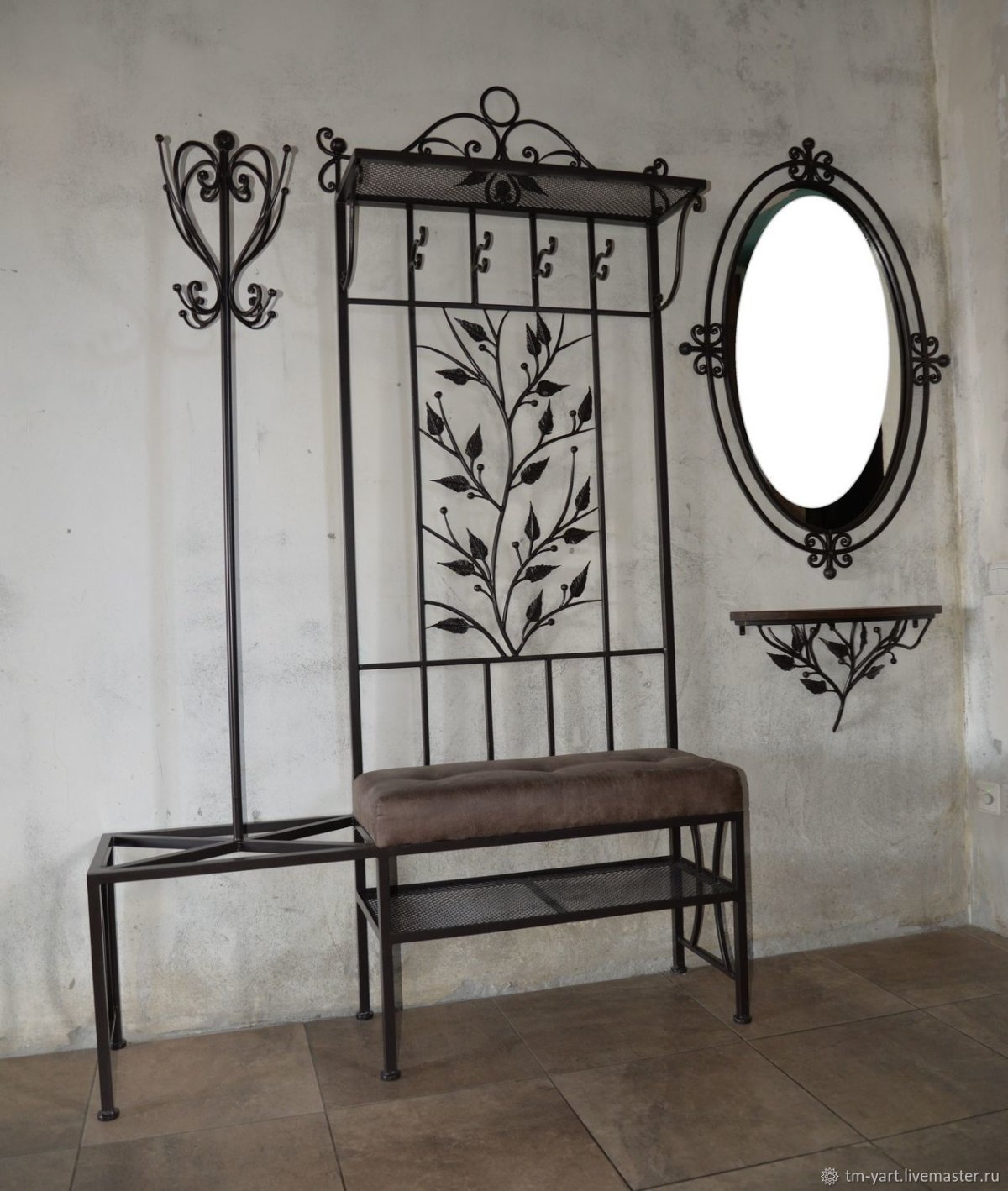 Кованые вешалки в прихожую