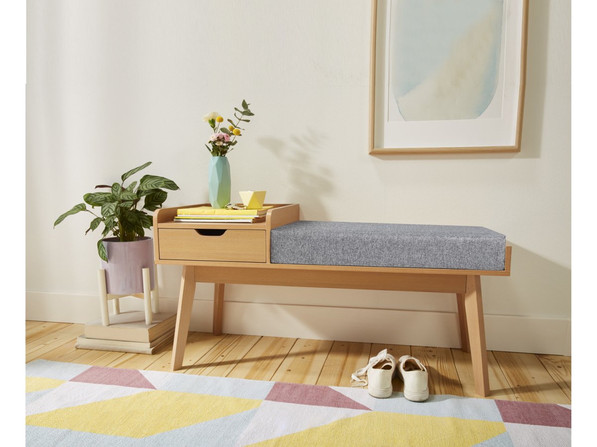 Банкетка в стиле Сканди