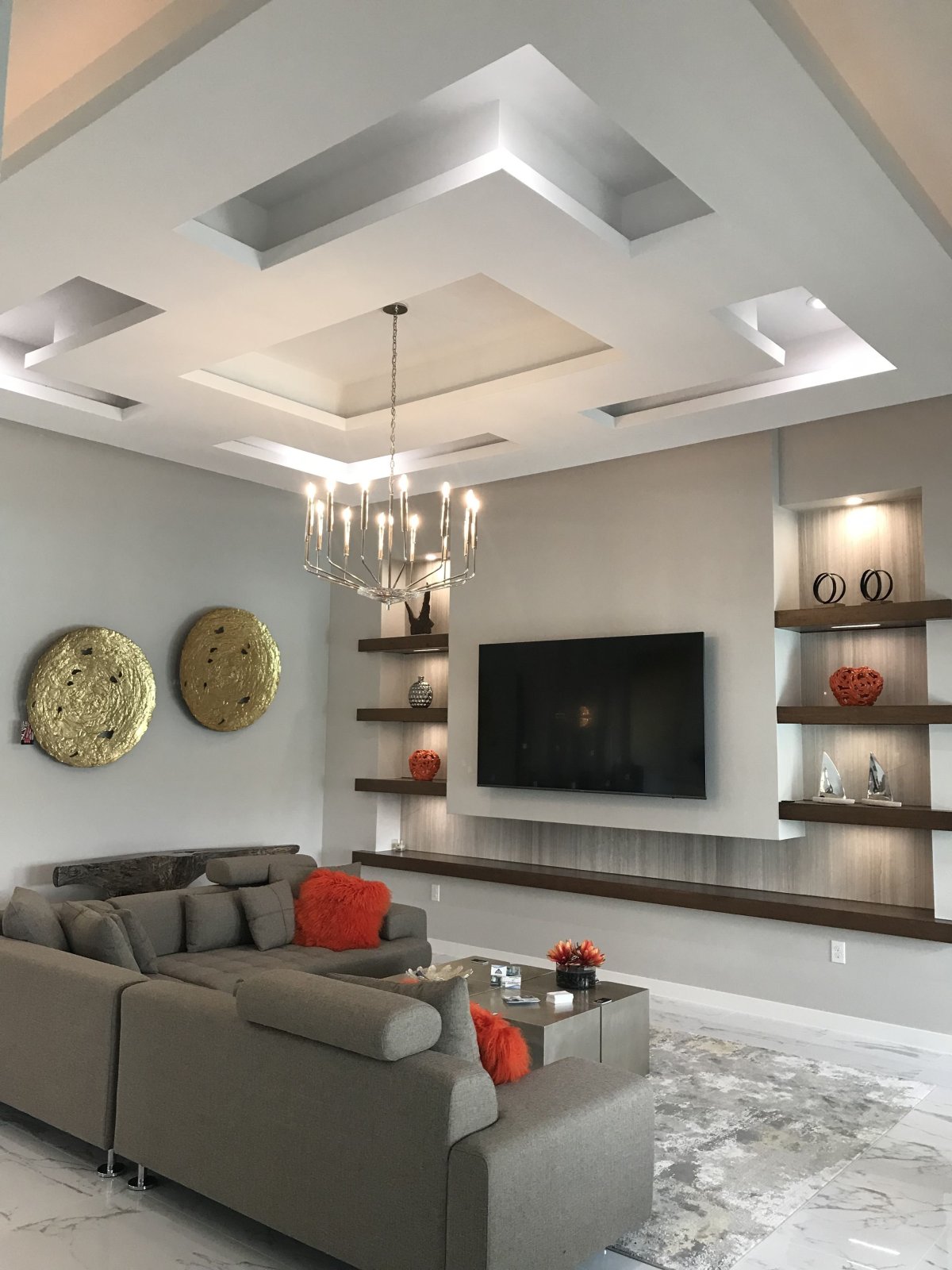 Потолок из г гипсокартона