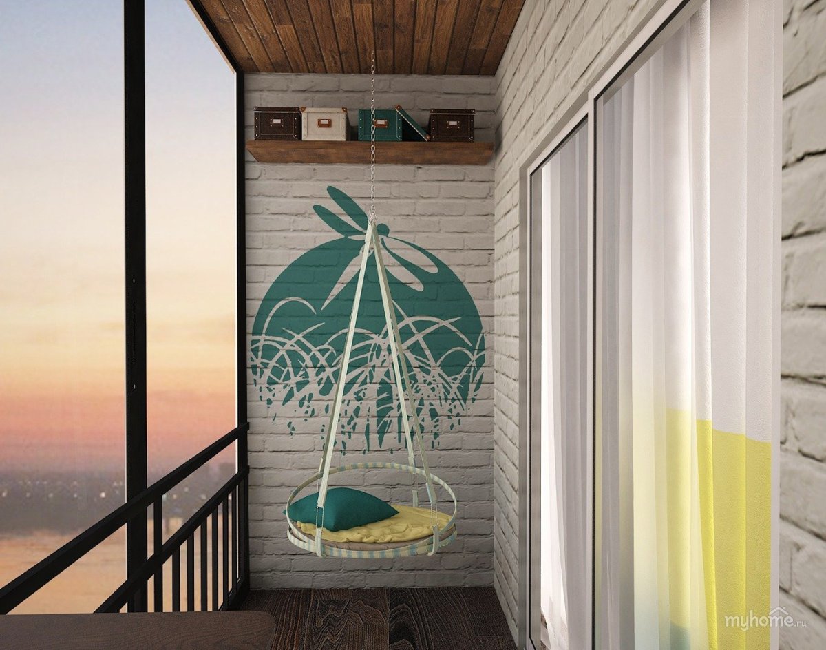 Лоджия в морском стиле