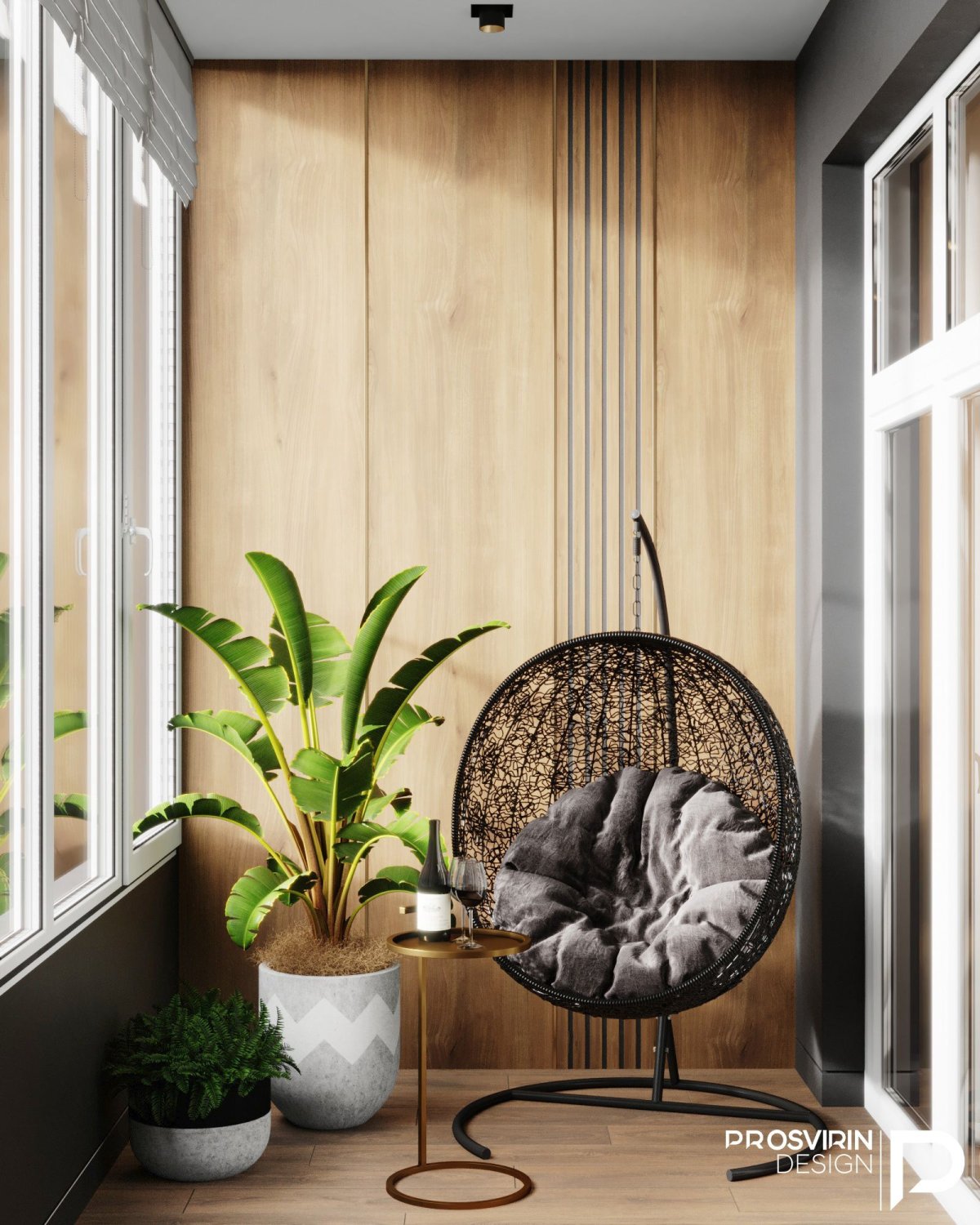 Балкон в стиле Бали