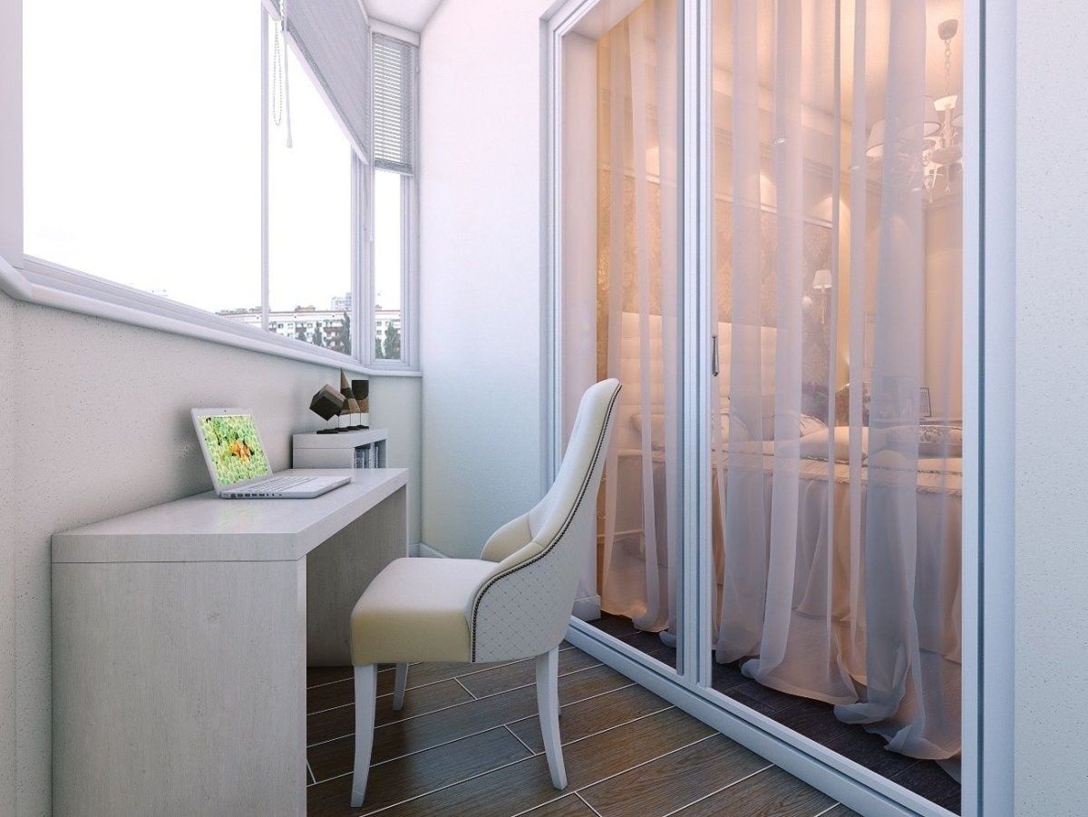 Перегородка на балконе