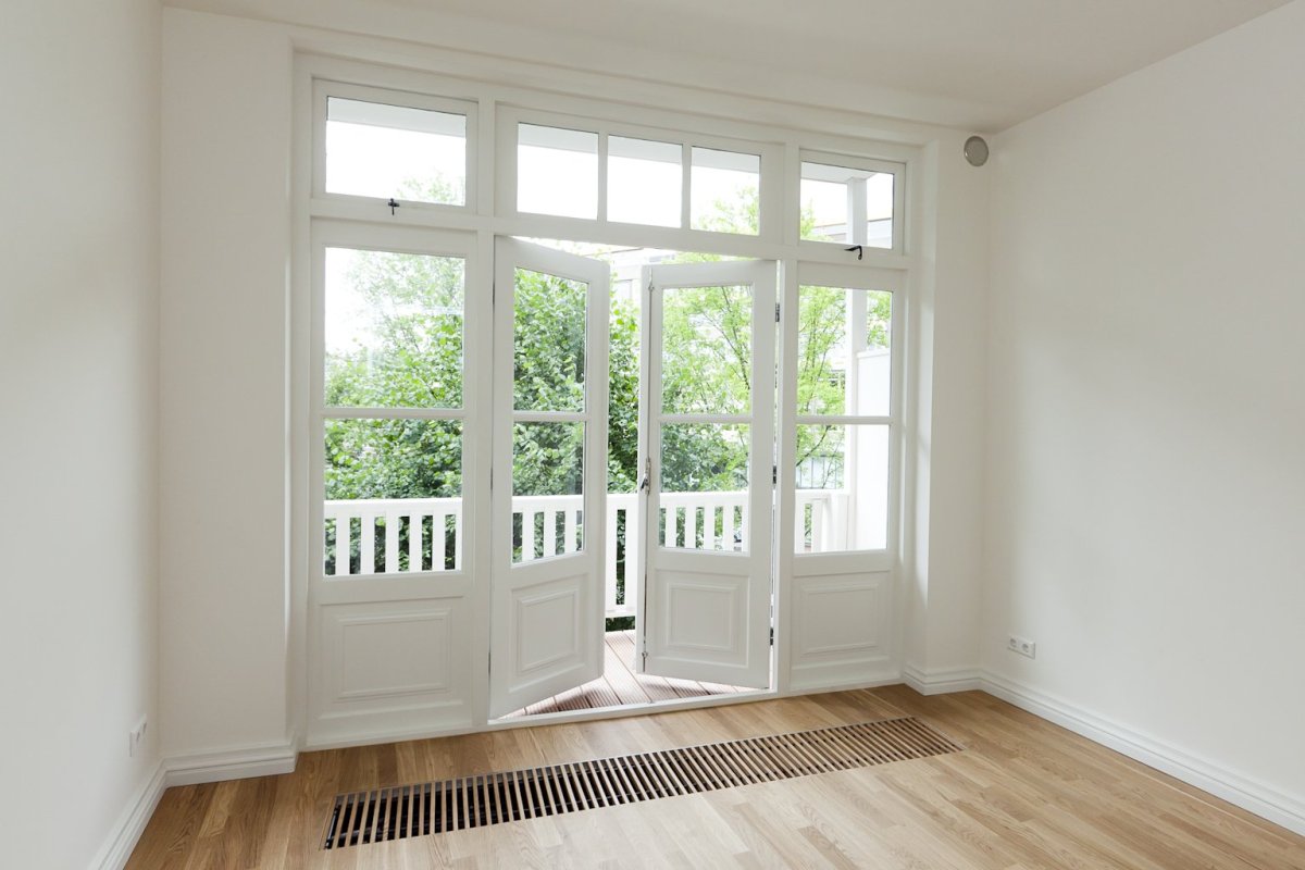 Французские двери на террасу