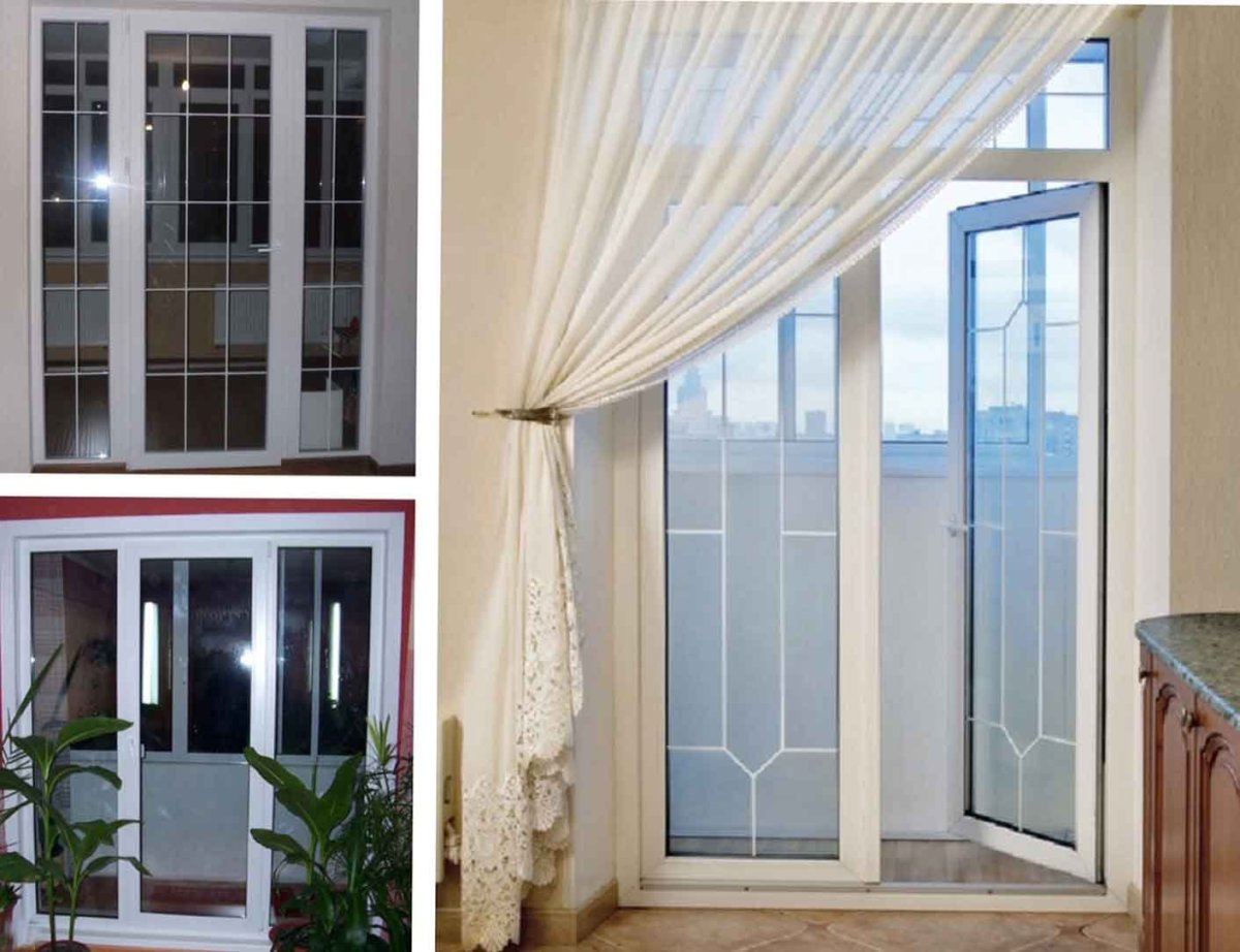 Французское окно на лоджию