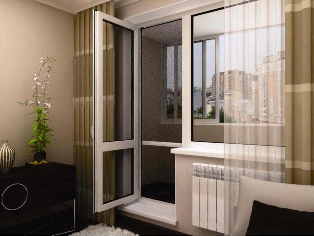 Балконная дверь пластиковая