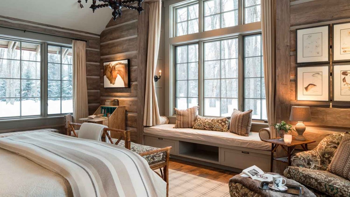 Спальня в стиле хюгге