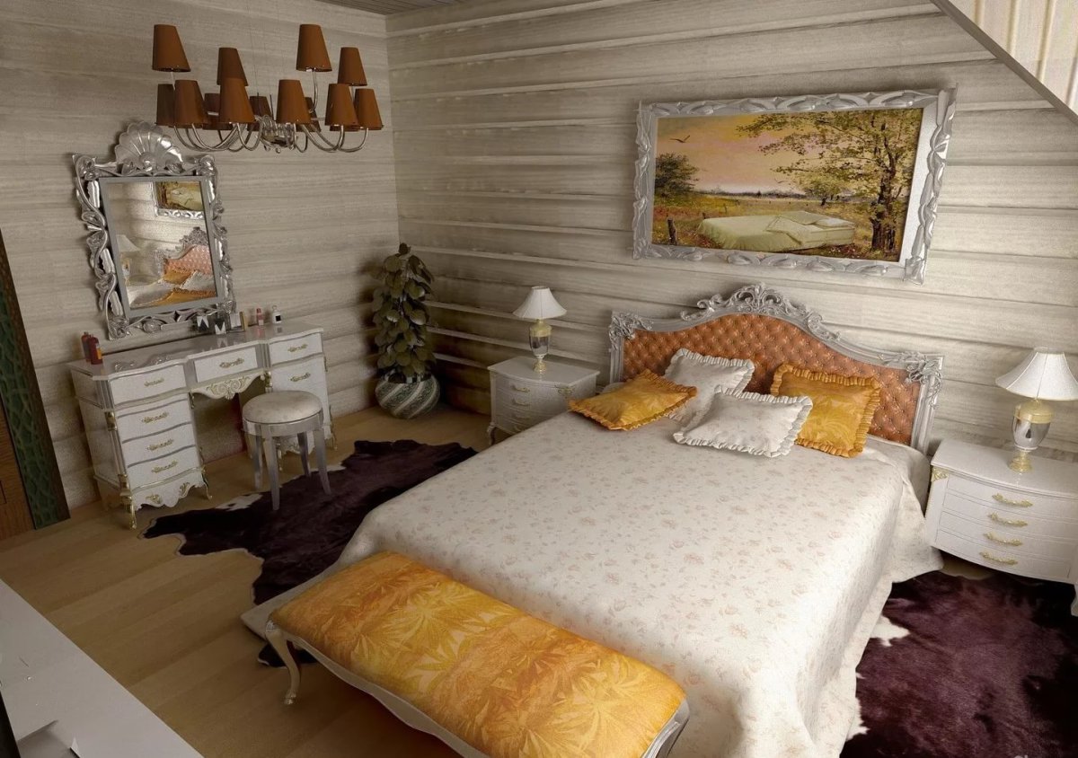 Спальня в дачном доме