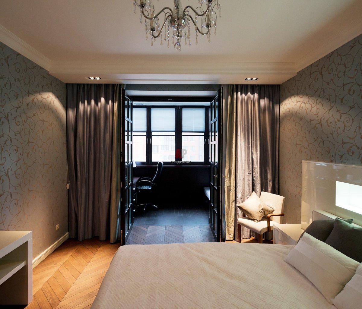 Спальня на балконе