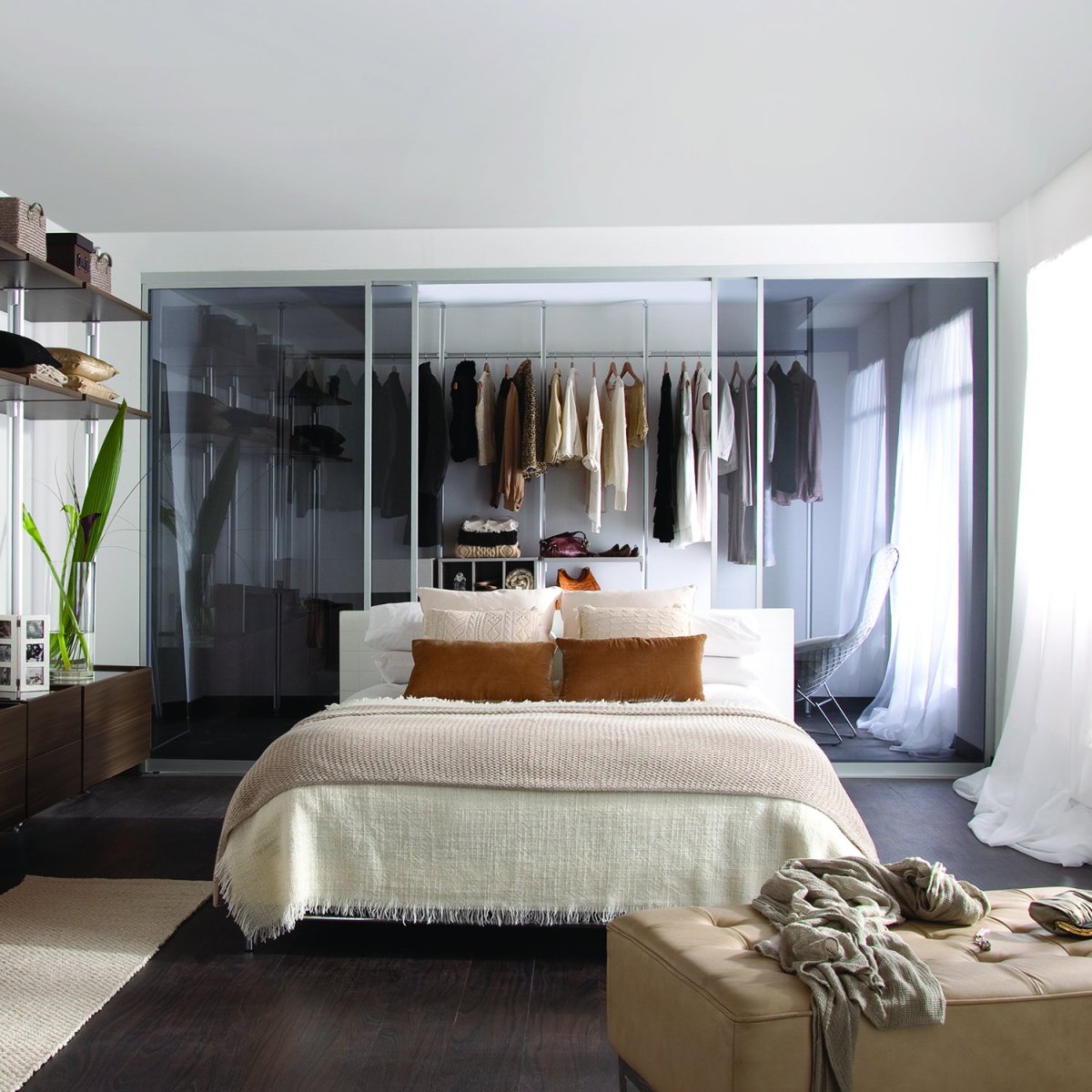 Гардеробная в спальне