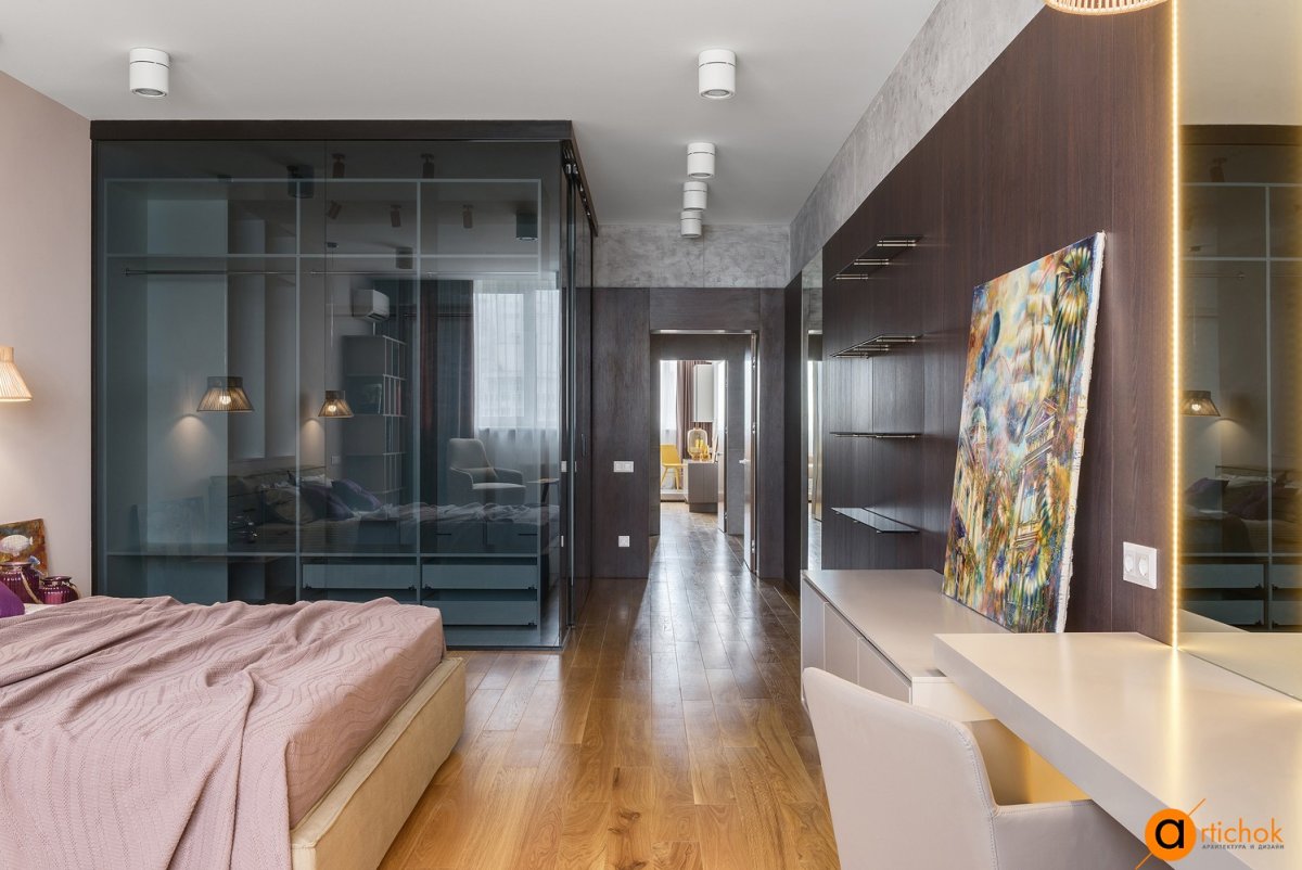 Спальня в стиле функционализм