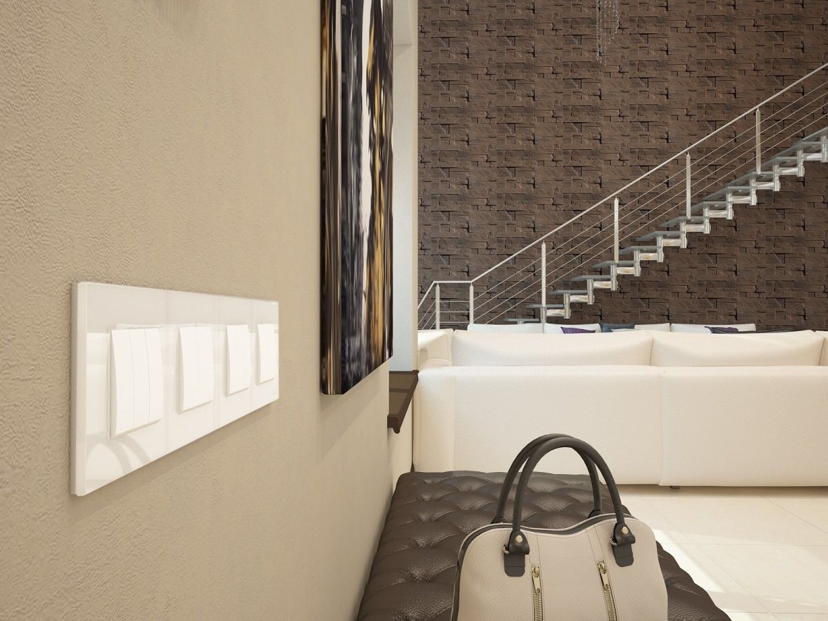 Выключатели в интерьере