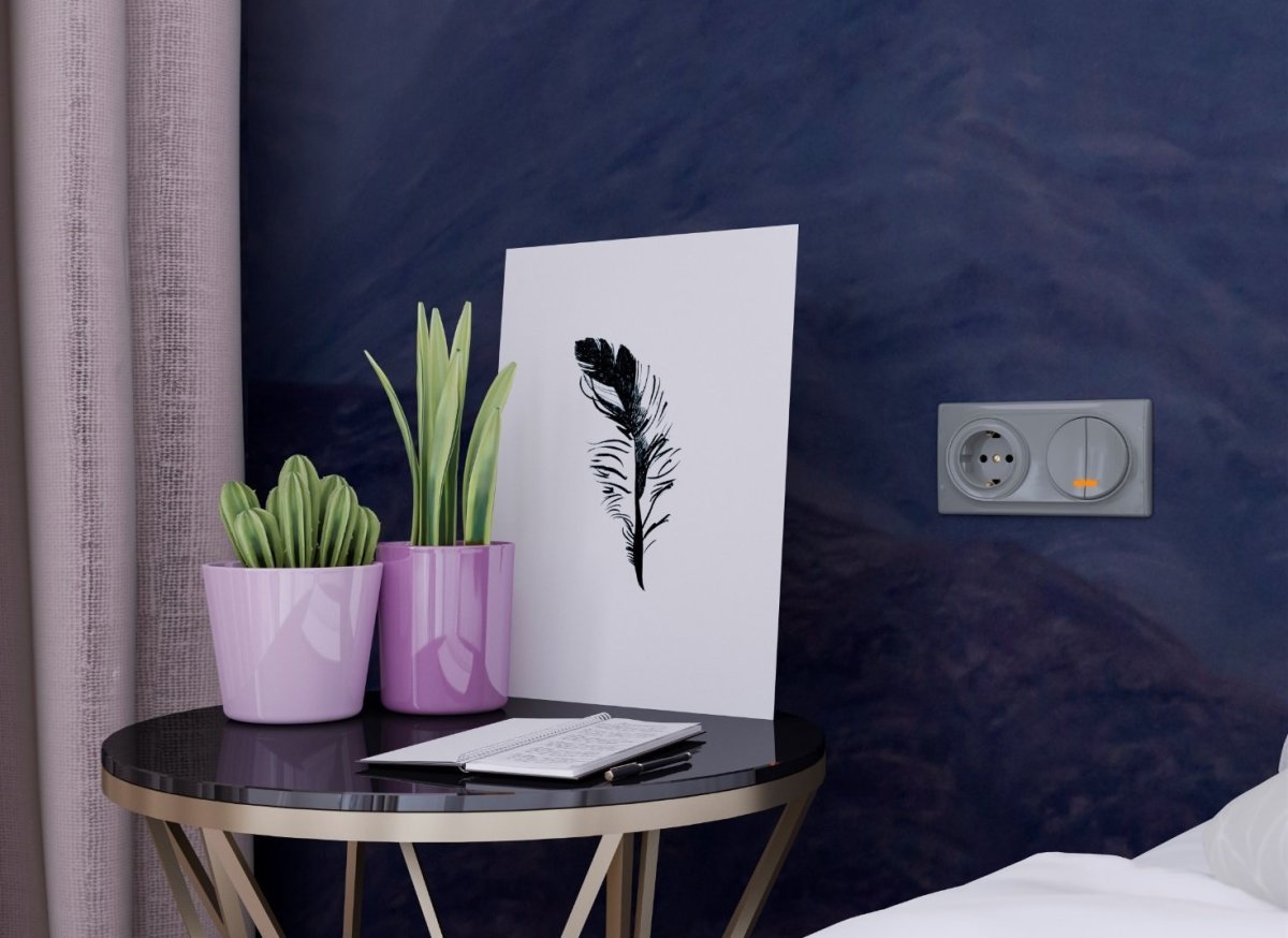 Выключатели ONEKEYELECTRO Florence в интерьере