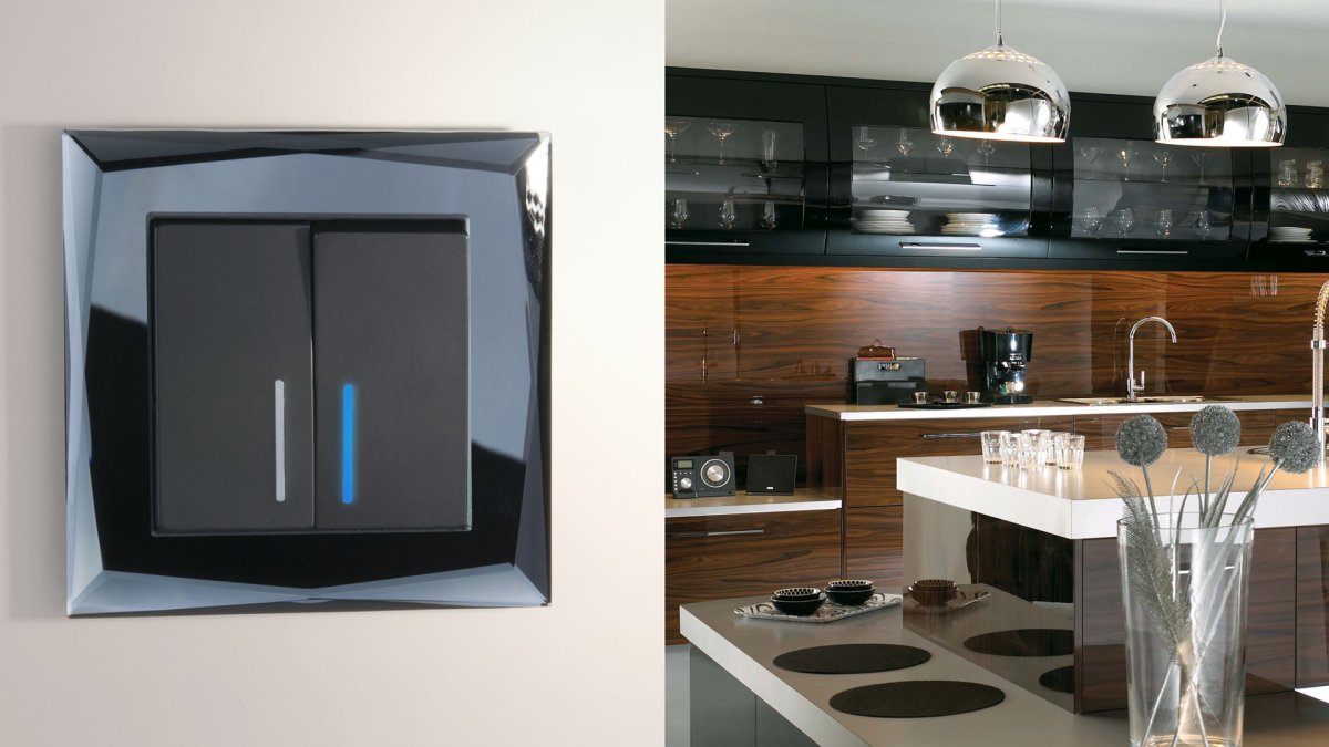 Werkel Diamant, черное стекло