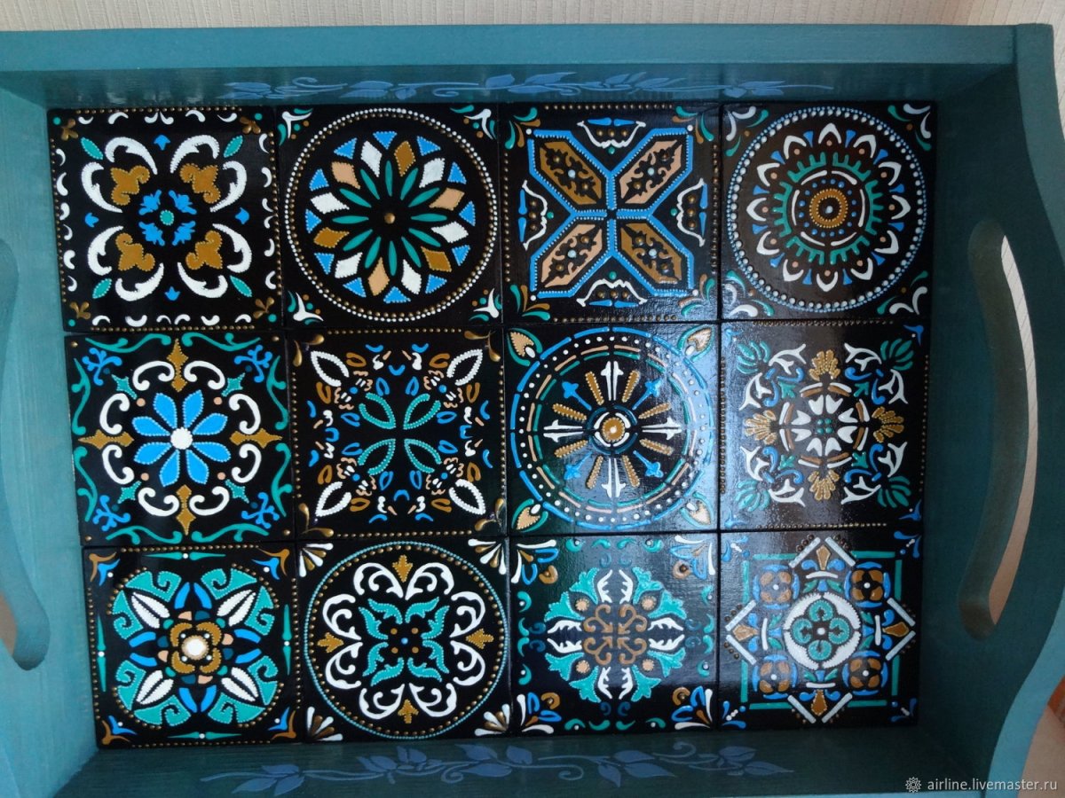 Плитка Расписная керамическая