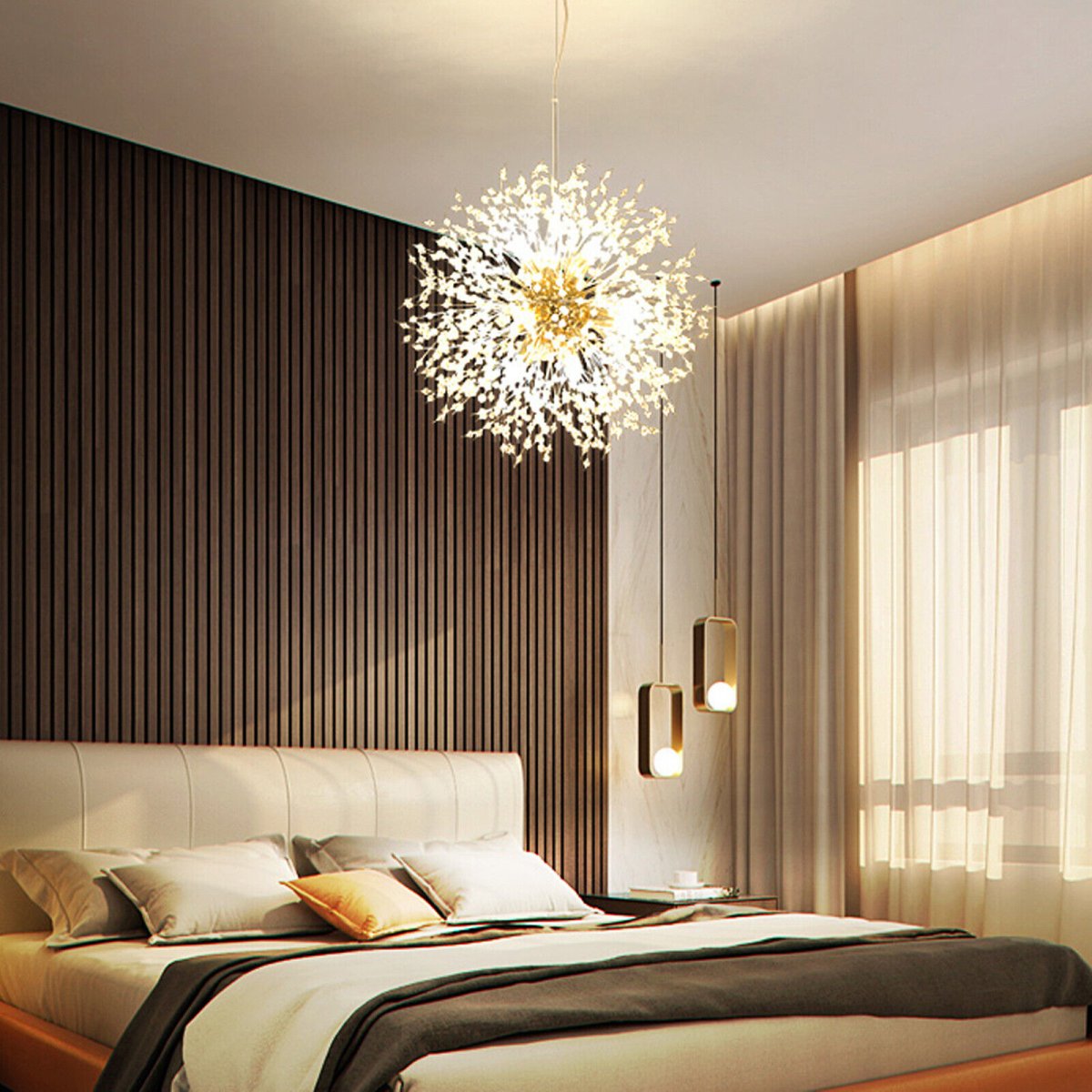 Люстра одуванчик в интерьере