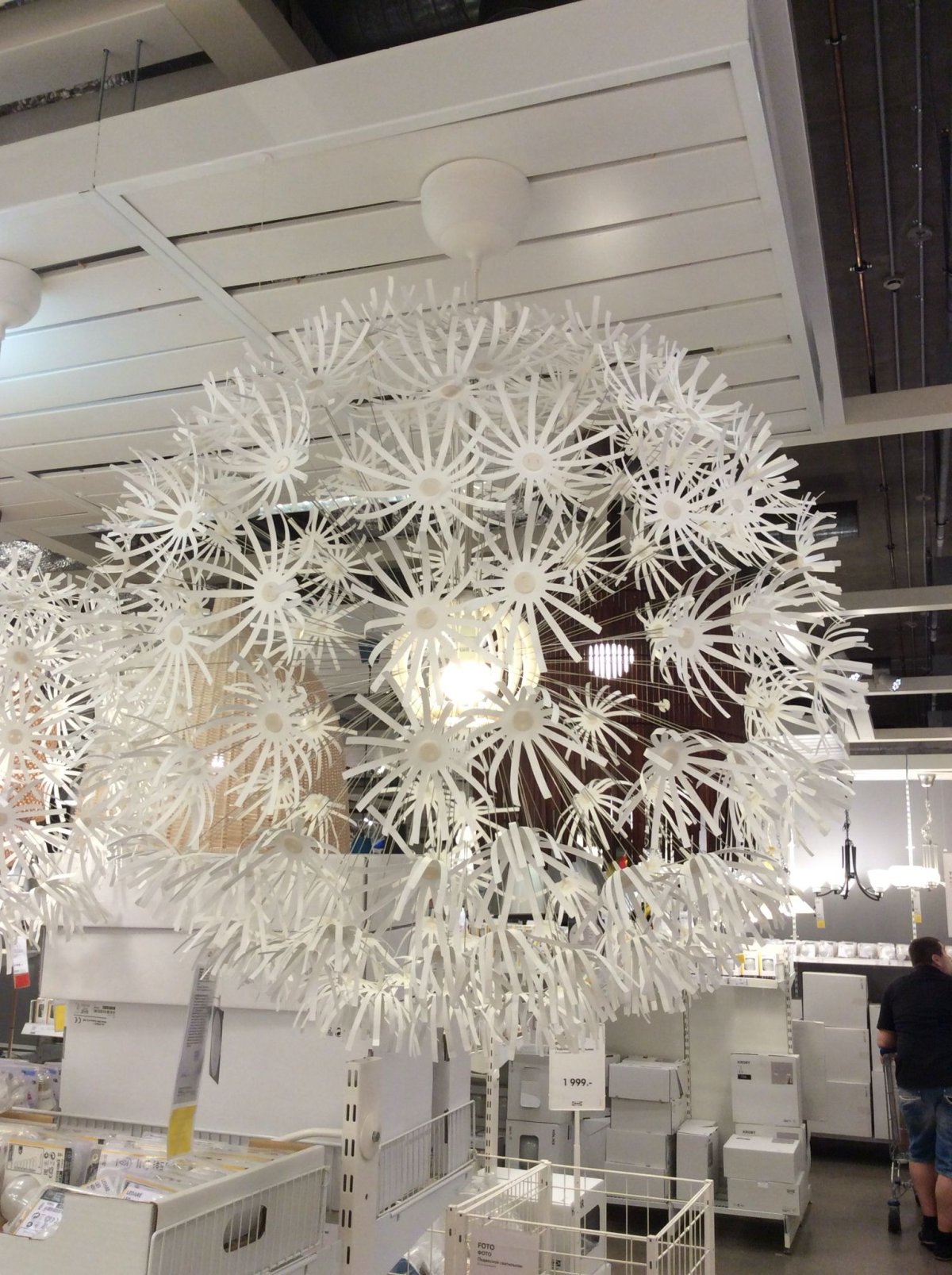 Ikea абажур одуванчик