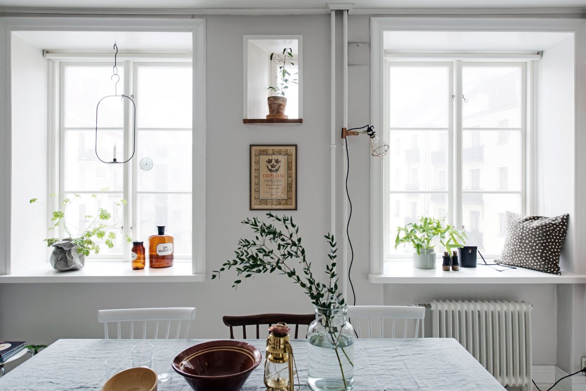 Пластиковые окна в скандинавском стиле