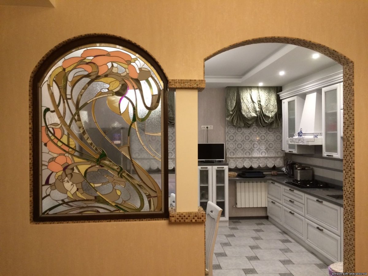 Витражные перегородки в квартире