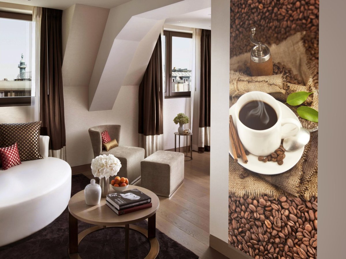 Кофейный интерьер