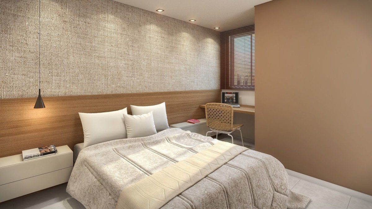 Обои под рогожку в интерьере