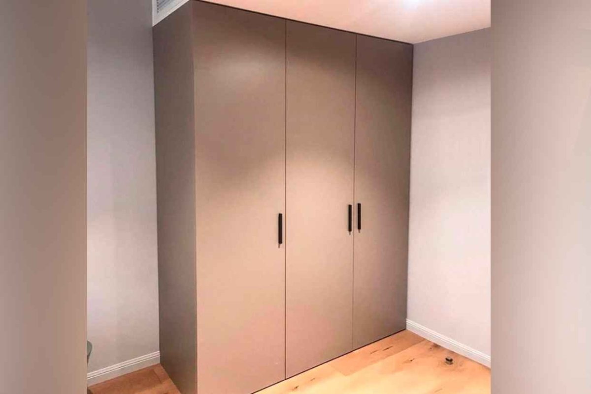 Шкаф Эггер кашемир серый