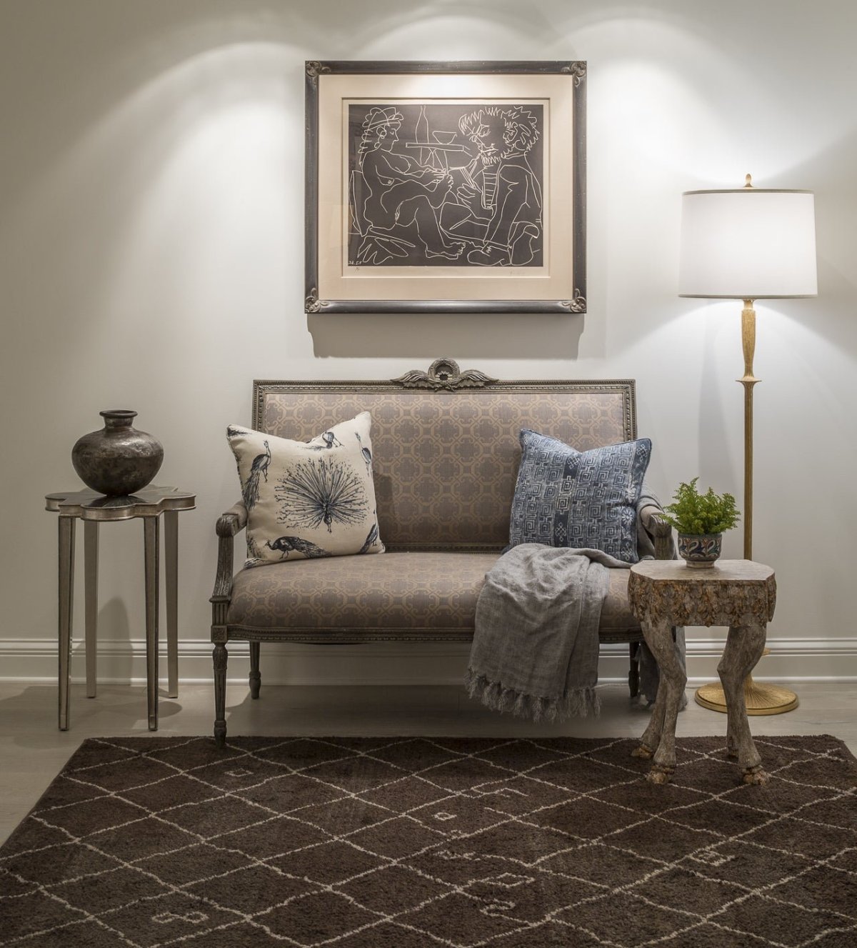 Кашемир в интерьере