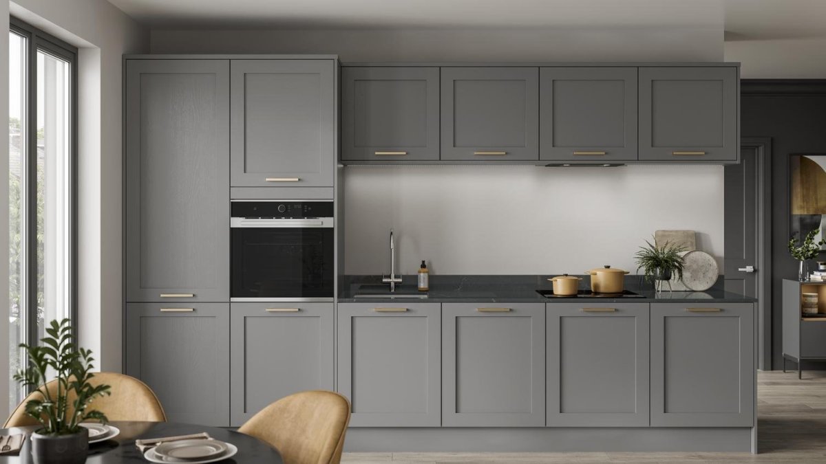 Кухня серый кашемир стильные кухни