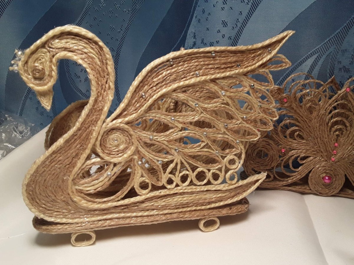 Юлия Досяк джутовая филигрань