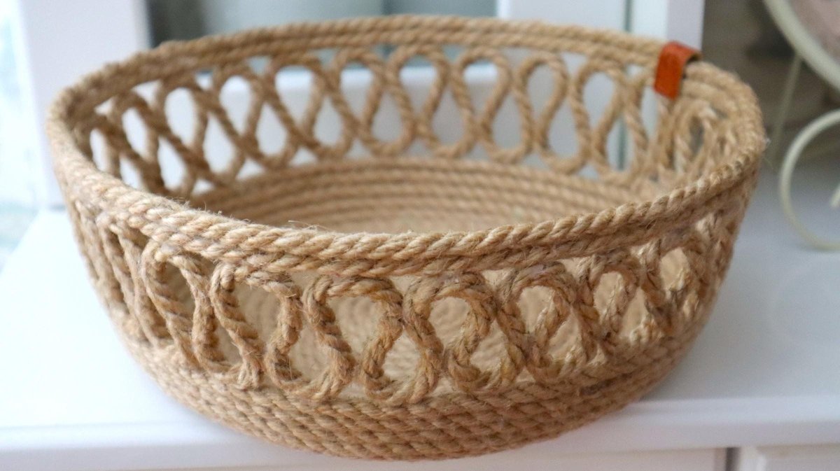 Рисунки из джута