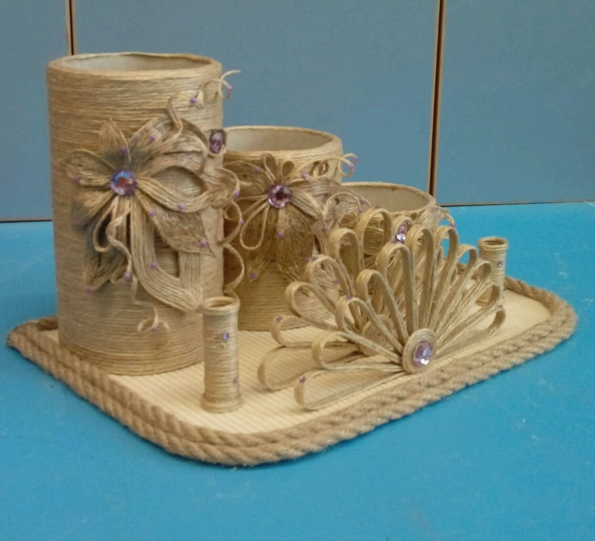 Органайзер из джута